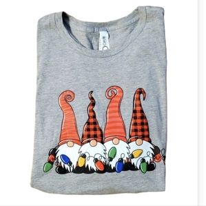 Christmas‎ Gnomes Unisex Short Sleeve Shirt Size XL